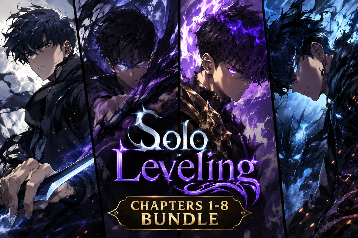 Solo Leveling Chapter ( 1-8) Bundle